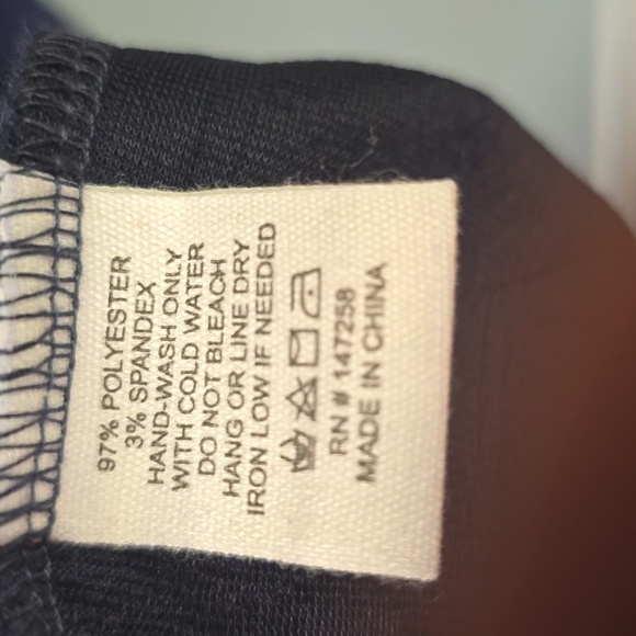 NWT Simply Southern Navy Blue Dress with Pearl Accents, Size XXL - Picture 6 of 6